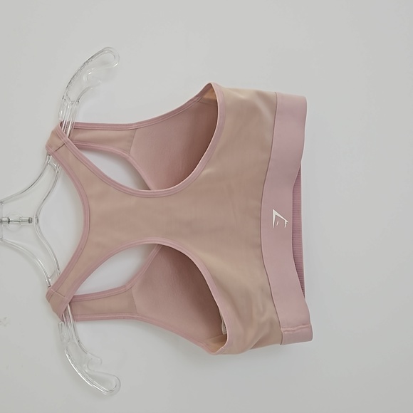Gymshark light pink sport bra women's size medium - Picture 8 of 8